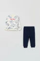 голубой Хлопковый костюм для младенцев OVS Для мальчиков