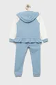 Παιδική βαμβακερή αθλητική φόρμα Guess μπλε