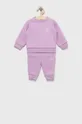 рожевий Дитячий спортивний костюм adidas Originals Для дівчаток