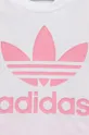 ružová Detská bavlnená súprava adidas Originals