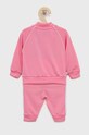Trenirka za bebe adidas Originals HK7485 roza AW22