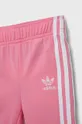 różowy adidas Originals dres niemowlęcy