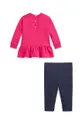 Παιδικό σετ Polo Ralph Lauren ροζ