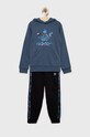 Dětská tepláková souprava adidas Originals pletenina fialová HK0330