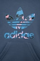 DÍVKA Dětská tepláková souprava adidas Originals HK0330 fialová