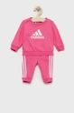 różowy adidas dres dziecięcy Dziewczęcy