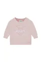 Παιδική βαμβακερή αθλητική φόρμα Kenzo Kids ροζ