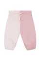 ροζ Παιδική βαμβακερή αθλητική φόρμα Kenzo Kids