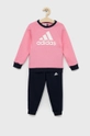 różowy adidas dres dziecięcy Dziewczęcy