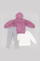 Otroški komplet zippy 3-pack roza