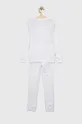 Bavlnené pyžamo Polo Ralph Lauren biela