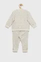 Detská tepláková súprava Calvin Klein Jeans biela