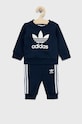 adidas Originals trening copii tricotaj bleumarin HK7495
