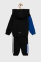 Дитячий спортивний костюм adidas чорний