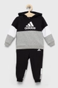 czarny adidas dres dziecięcy HN3485 Dziecięcy