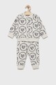 Tommy Hilfiger komplet dziecięcy dzianina biały KN0KN01476.9BYY