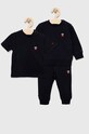 Tommy Hilfiger komplet dziecięcy dzianina granatowy KN0KN01549.9BYY