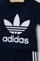 CHLAPEC Bavlněná tepláková souprava pro miminka adidas Originals HK7482 námořnická modř