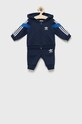 Dětská tepláková souprava adidas Originals pletenina námořnická modř HL2209