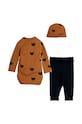 Mini Rodini komplet niemowlęcy 1000011500 brązowy AW22