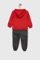 adidas dres dziecięcy HU1553 czerwony AW22