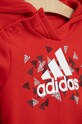 Chłopiec adidas dres dziecięcy HU1553 czerwony