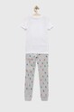 Детская хлопковая пижама Polo Ralph Lauren 4P0037 серый AW22