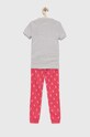 Детская хлопковая пижама Polo Ralph Lauren 4P0037 розовый AW22