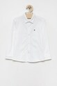Tommy Hilfiger koszula dziecięca z elastanem biały KB0KB07507.9BYY