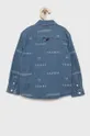 Παιδικό τζιν πουκάμισο Tommy Hilfiger μωβ