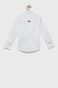 Tommy Hilfiger koszula bawełniana dziecięca KB0KB07511.9BYY biały AW22