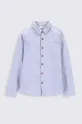μπλε Παιδικό βαμβακερό πουκάμισο Coccodrillo Για αγόρια