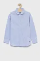 μπλε Παιδικό βαμβακερό πουκάμισο Birba&Trybeyond Για αγόρια