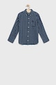 Abercrombie & Fitch koszula bawełniana dziecięca wzorzyste granatowy KI225.2503