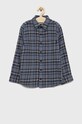 Abercrombie & Fitch koszula bawełniana dziecięca wzorzyste niebieski KI225.2520