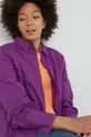 fialová Bavlnená košeľa Vila