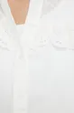 Βαμβακερό πουκάμισο Vila λευκό
