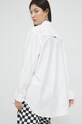 Oblečenie Bavlnená košeľa Tommy Jeans DW0DW13804.9BYY biela