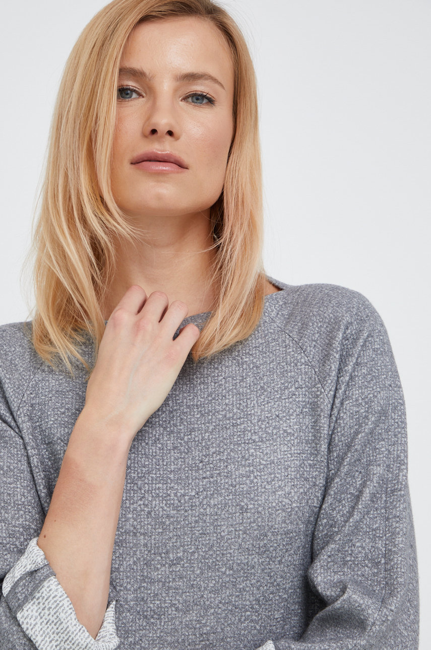 Svetr z vlněné směsi Emporio Armani šedá H3NK11.C2106