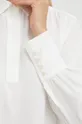 Marella bluzka z domieszką jedwabiu biały