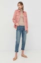 Odzież Guess koszula W2BH52.WE0L0 różowy