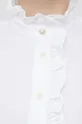 Βαμβακερό πουκάμισο Lauren Ralph Lauren λευκό
