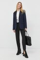 Bombažna srajca Karl Lagerfeld 226W1605 bela AW24