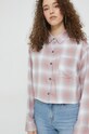 Πουκάμισο Hollister Co. KI340.2143.328 ροζ