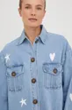 niebieski Femi Stories koszula jeansowa Linsy