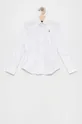 fehér Polo Ralph Lauren gyerek ing pamutból Lány
