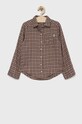Abercrombie & Fitch camasa copii lung maro KI240.2409