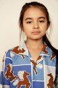Fiú Mini Rodini gyerek ing pamutból 2272010060 kék
