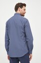 Odzież Calvin Klein koszula bawełniana K10K109965.9BYY granatowy