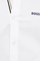 Βαμβακερό πουκάμισο BOSS λευκό